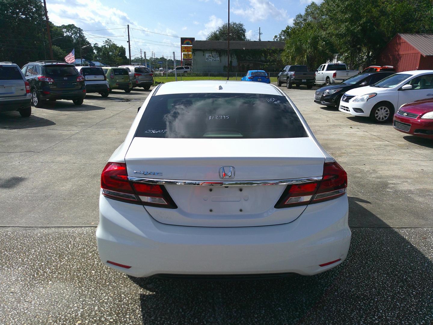 2013 WHITE HONDA CIVIC EX-L (19XFB2F94DE) , located at 1200 Cassat Avenue, Jacksonville, FL, 32205, (904) 695-1885, 30.302404, -81.731033 - Photo#5